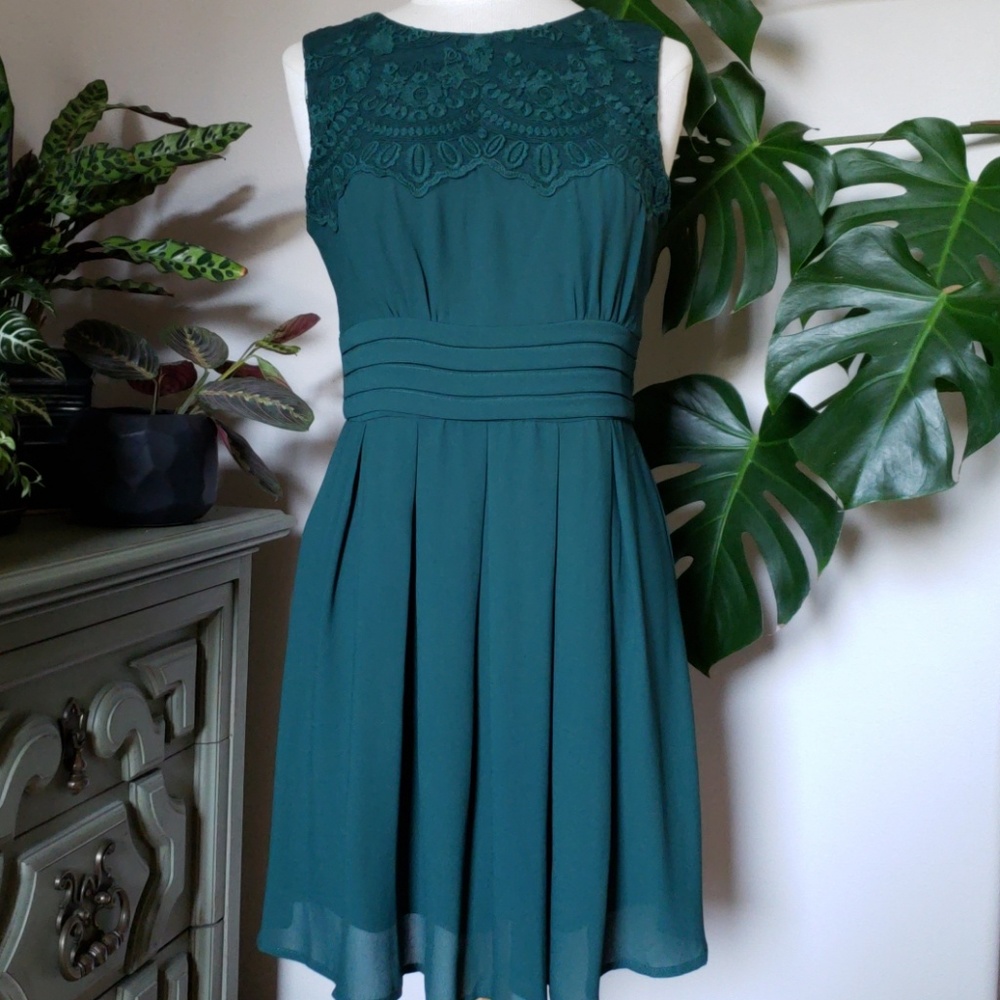ModCloth V.I.Pleased Dress in Forest